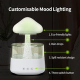 Humidificador, Difusor de Aroma Rain Cloud com Altifalante Bluetooth - OnLike