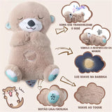 Peluche Interativo com Luz e Música - Lontra Cinzento - OnLike