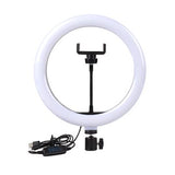 Ring Light 26cm com Tripé Extensível até 210 cm - Preto - OnLike