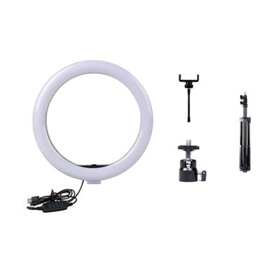 Ring Light 26cm com Tripé Extensível até 210 cm - Preto - OnLike