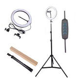 Ring Light 36cm com Tripé Extensível até 210 cm - Preto - OnLike