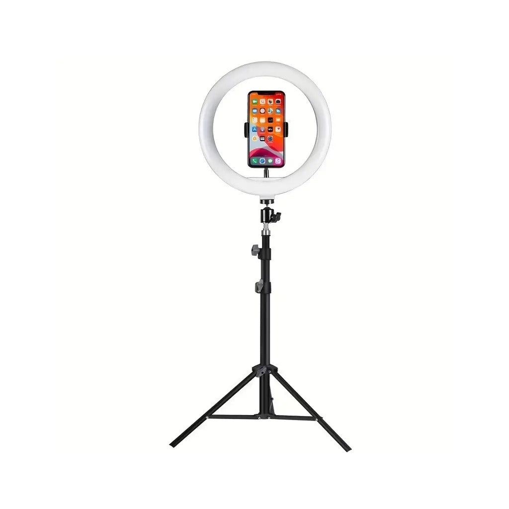 Ring Light 36 cm / 14" com Tripé Extensível até 210 cm - Preto - OnLike