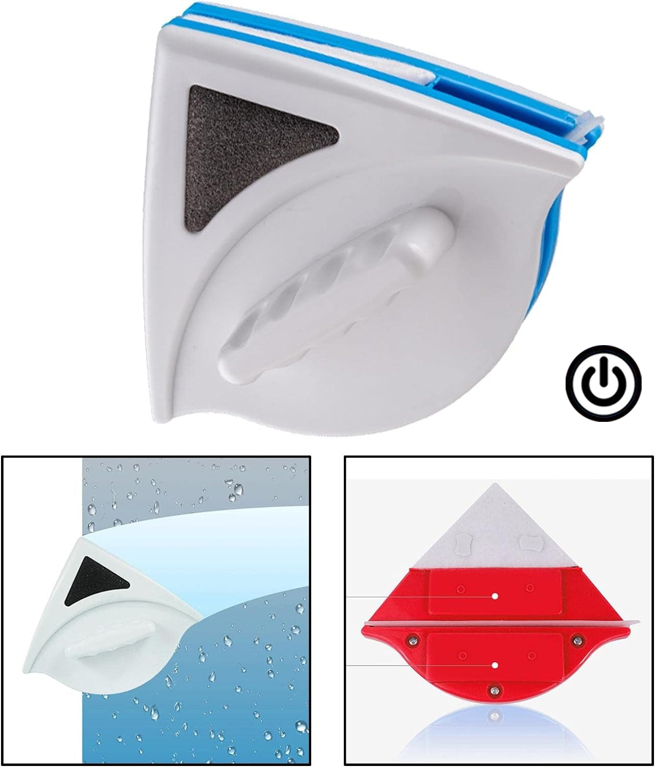 Limpa Vidros Magnético Ajustável De Dupla Face - OnLike