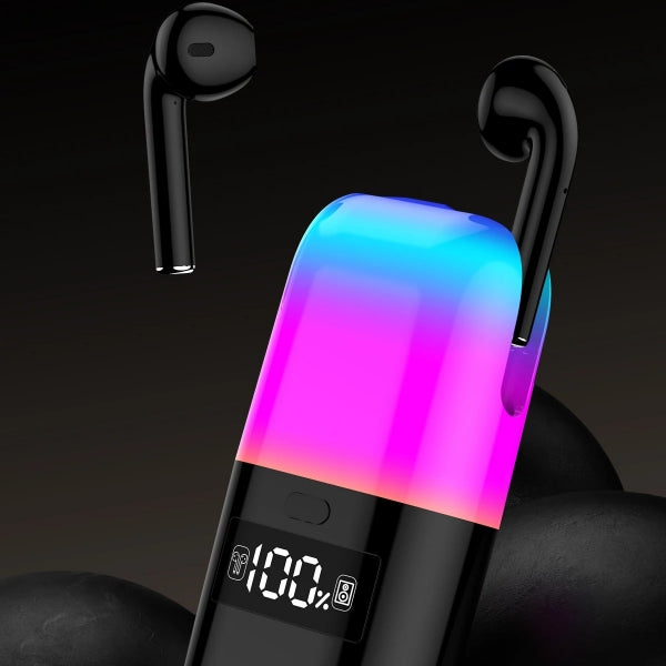 Auriculares Bluetooth com Coluna e Luz LED - OnLike