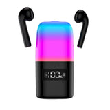 Auriculares Bluetooth com Coluna e Luz LED - OnLike
