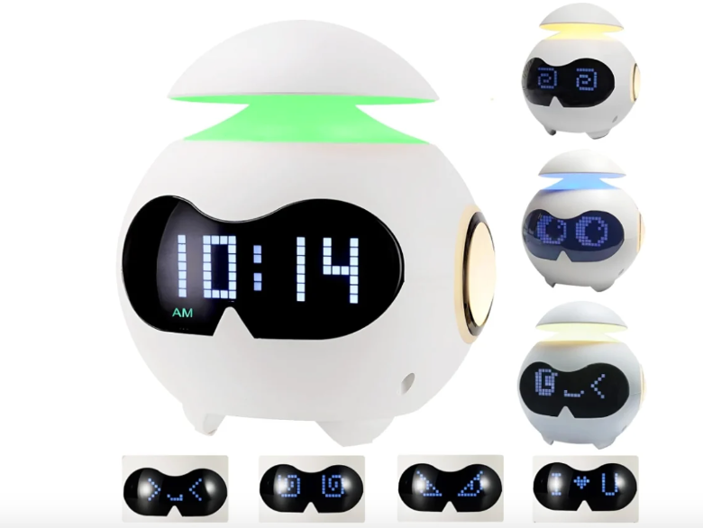 Despertador Candeeiro com Coluna Emoções - Branco - OnLike