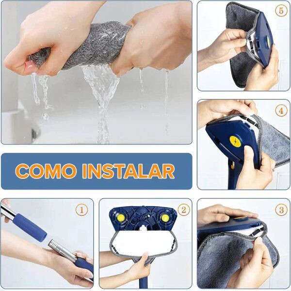 Mopa Esfregona Triangular Rotativa 360° - OnLike