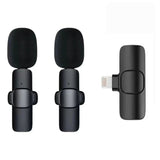 Microfone Lapela Wireless para Smartphones Lightning