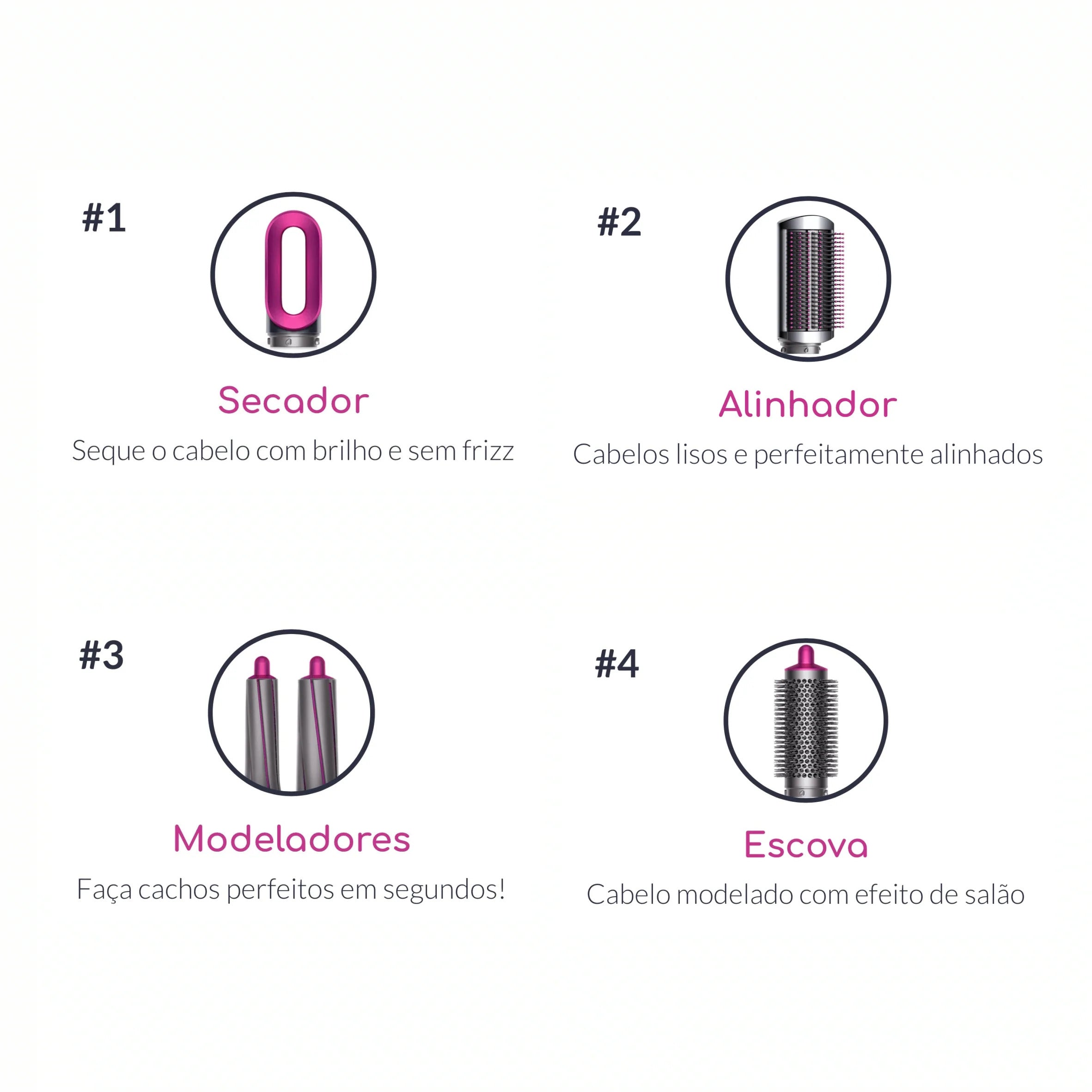 Modelador de Cabelo 5 em 1 - OnLike