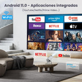 Projetor Android HY300 Plus 180º de Rotação UltraHD - OnLike