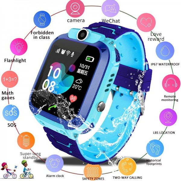 Smartwatch de Criança c/ GPS - AZUL - OnLike
