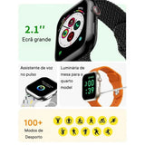 Smartwatch Z81 ProMax Preto - com 2 braceletes (Preto e Branco) - OnLike