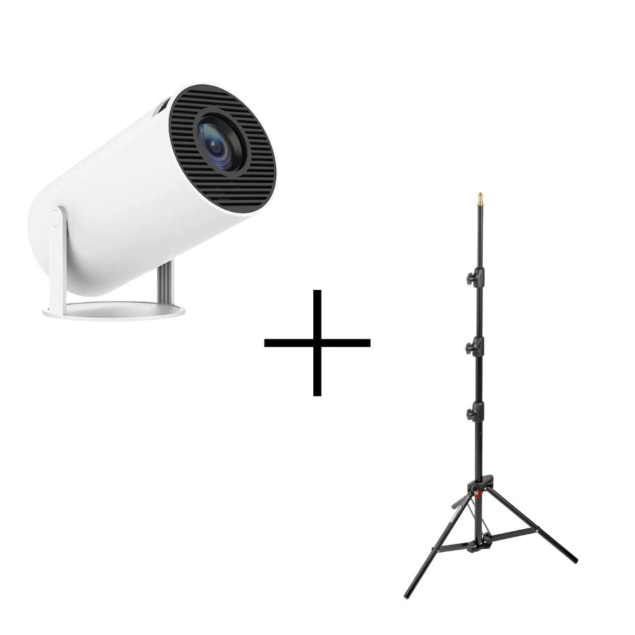 Pack Projetor HY300 + Tripé Profissional 210 cm - OnLike
