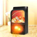 Mini aquecedor de parede efeito lareira 1000W - OnLike