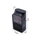 Mini aquecedor de parede efeito lareira 1000W - OnLike