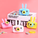 Mini Câmara Digital Rosa Formato Coelho para Crianças - OnLike