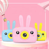 Mini Câmara Digital Rosa Formato Coelho para Crianças - OnLike