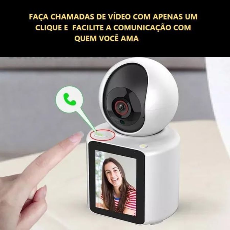 Câmara de Vigilância WiFi HD com Visão Noturna para Interior e Exterior - OnLike