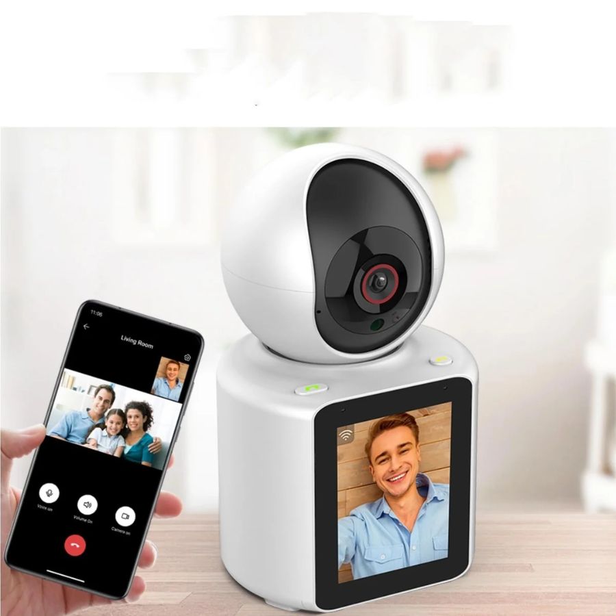 Câmara de Vigilância WiFi HD com Visão Noturna para Interior e Exterior - OnLike