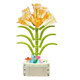 Kit Floral de Cristal Nº103 Arranjo para Montar em Blocos de Construção