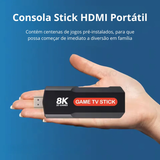 Consola Retro Onlike UltraPlay Stick Android TV 8K Jogos Arcade Comandos Wireless - OnLike