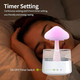 Humidificador, Difusor de Aroma Rain Cloud com Altifalante Bluetooth - OnLike