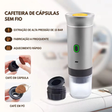 Máquina de Café Portátil 3 em 1 Recarga USB -  Cinza - OnLike