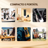 Máquina de Café Portátil 3 em 1 Recarga USB -  Cinza - OnLike