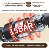 Máquina de Café Portátil 3 em 1 Recarga USB -  Cinza - OnLike