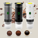 Máquina de Café Portátil 3 em 1 Recarga USB -  Cinza - OnLike