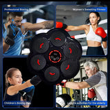 Máquina de Boxe Musical com 6 Alvos + LUVAS - OnLike