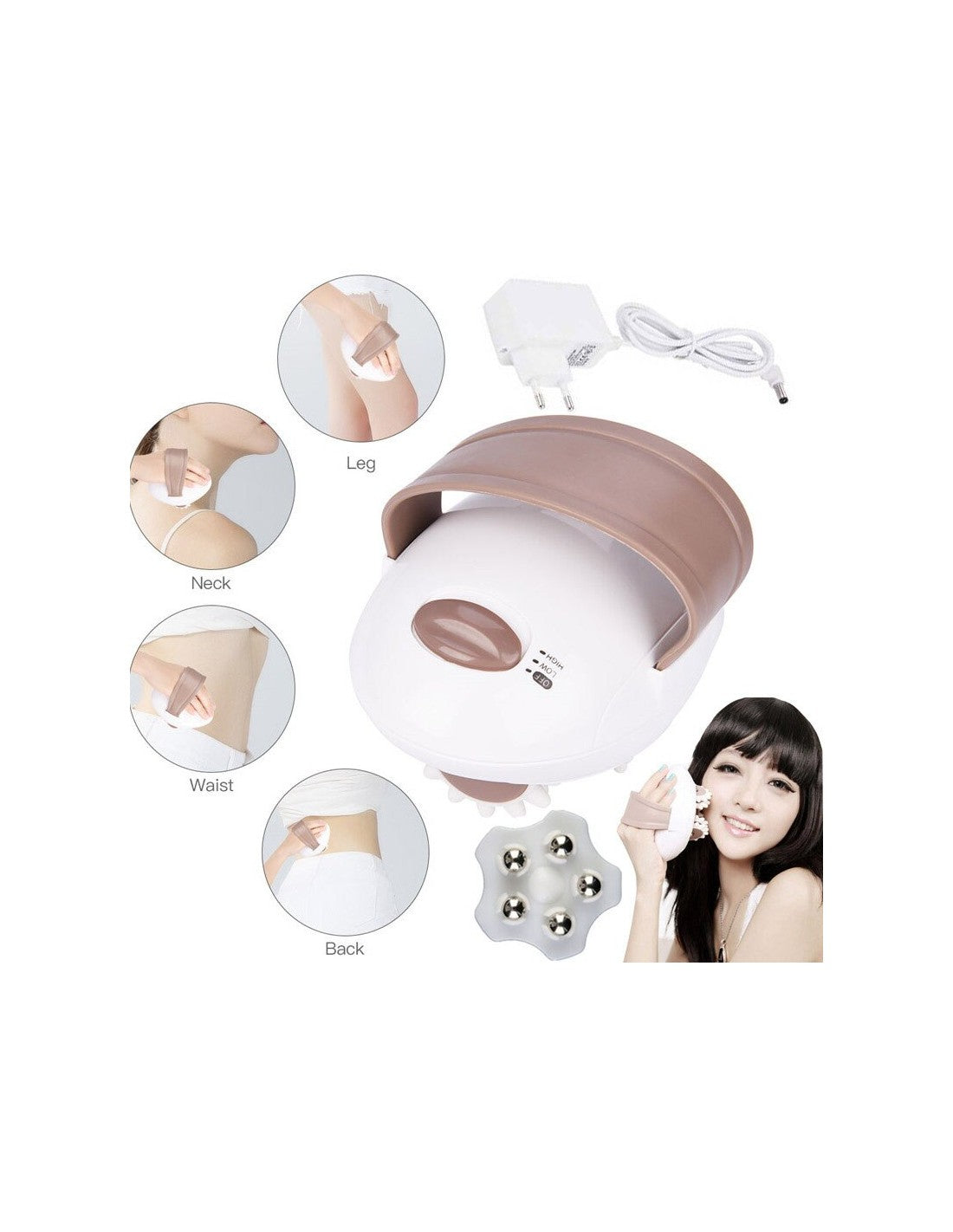 Massajador Corporal Multifuncional 5 em 1 - OnLike