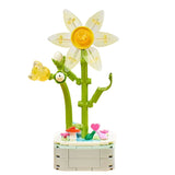 Kit Floral de Cristal Nº103 Arranjo para Montar em Blocos de Construção