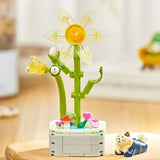 Kit Floral de Cristal Nº103 Arranjo para Montar em Blocos de Construção