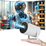 Projetor Android HY300 Plus 180º de  Android 11 UltraHD