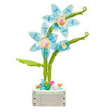 Kit Floral de Cristal Nº103 Arranjo para Montar em Blocos de Construção