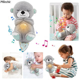 Peluche Interativo com Luz e Música - Lontra Cinzento - OnLike