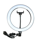 Ring Light 36cm com Tripé Extensível até 210 cm - Preto - OnLike