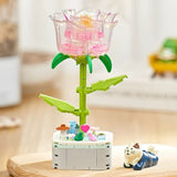 Kit Floral de Cristal Nº103 Arranjo para Montar em Blocos de Construção