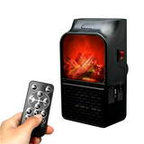 Mini aquecedor de parede efeito lareira 1000W - OnLike