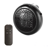 Aquecedor Cerâmico Elétrico com comando 900W-  Preto - OnLike
