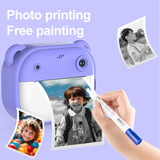 Câmara Fotográfica de Impressão Instantânea para Criança Azul - OnLike