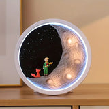 Candeeiro Lua Principezinho com Coluna - Branco - OnLike