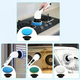 Escova de Limpeza Elétrica Multifuncional