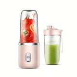 Mini Liquidificadora Portátil com Copo - ROSA